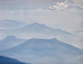 Nicholas Roerich trans himalayas near saga Art A4 Photo Print
