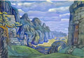 Nicholas Roerich tristan s castle in bretagne 1912 Art A4 Photo Print