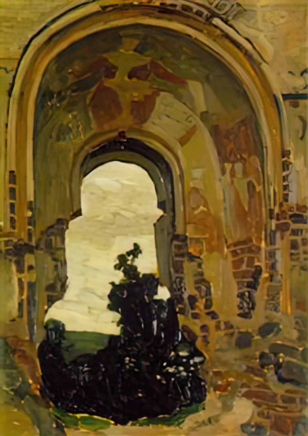 Nicholas Roerich troki sketch of troki monastery 1903 Art A4 Photo Print