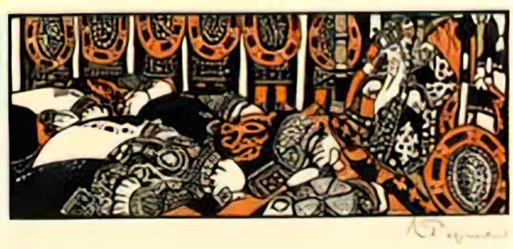 Nicholas Roerich tsar 1905 Art A4 Photo Print