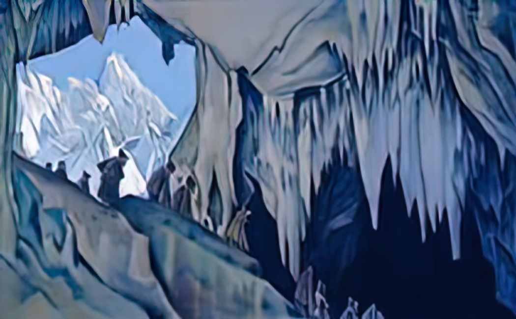 Nicholas Roerich underground chud Art A4 Photo Print