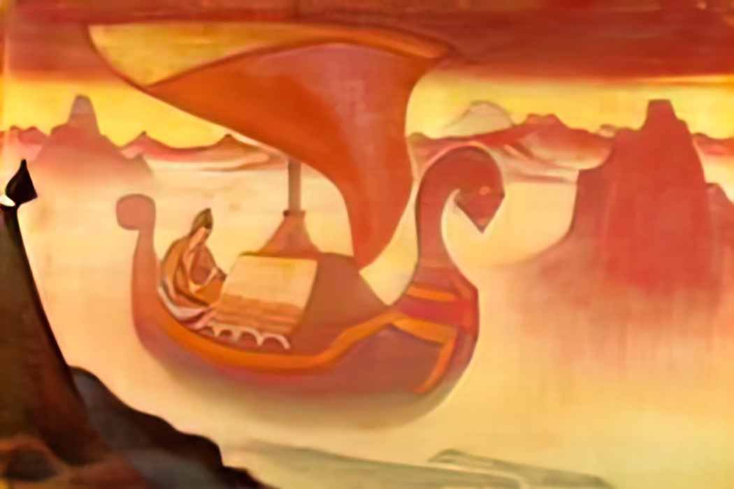 Nicholas Roerich unknown singer 1920 Art A4 Photo Print
