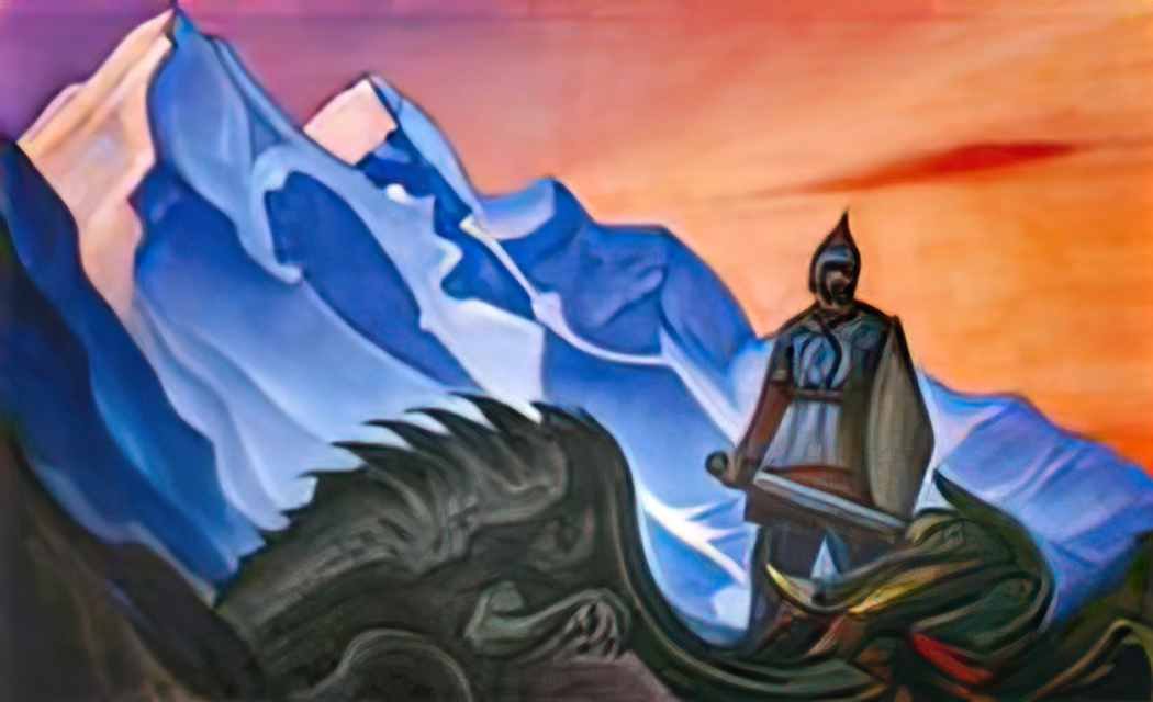 Nicholas Roerich victory gorynych the serpent 1942 Art A4 Photo Print