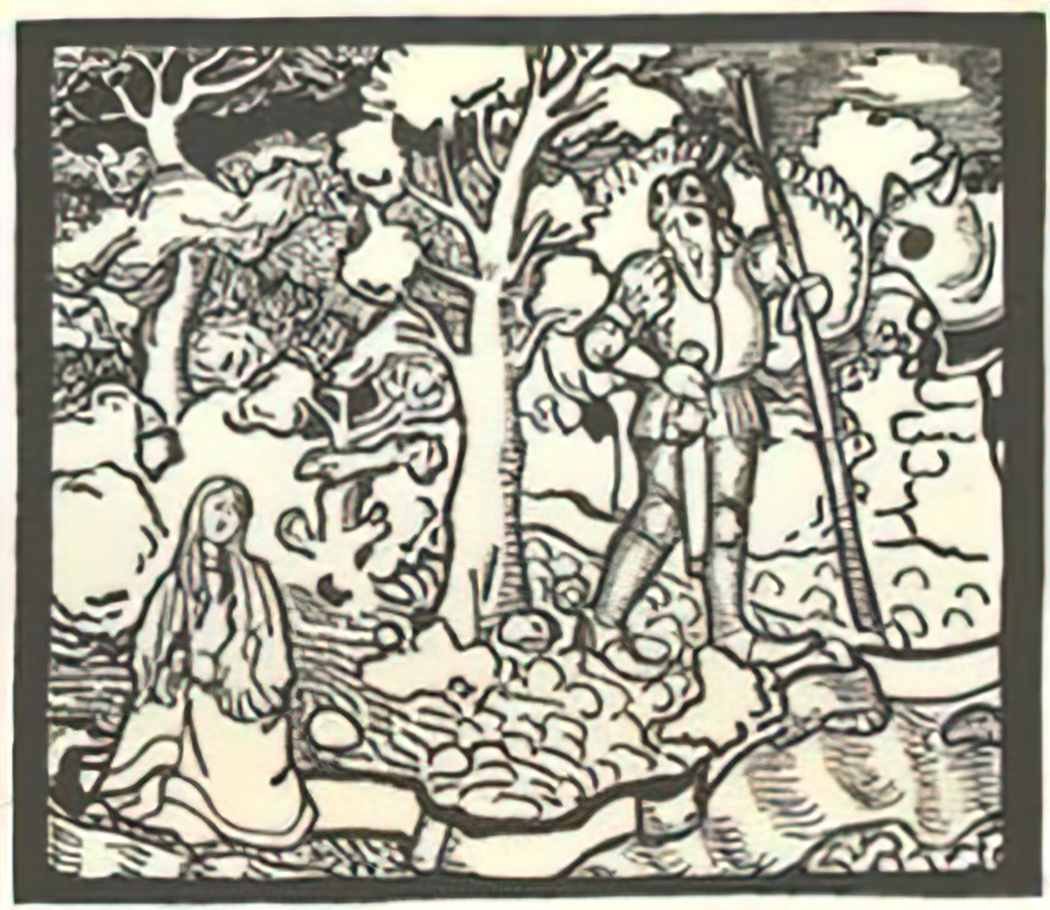 Nicholas Roerich vignette for book n k roerich 1918 12 Art A4 Photo Print