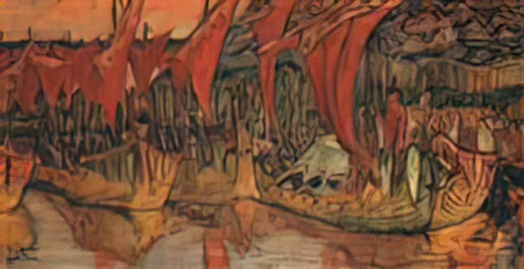 Nicholas Roerich vladimir campaign to korsun red sails 1900 Art A4 Photo Print