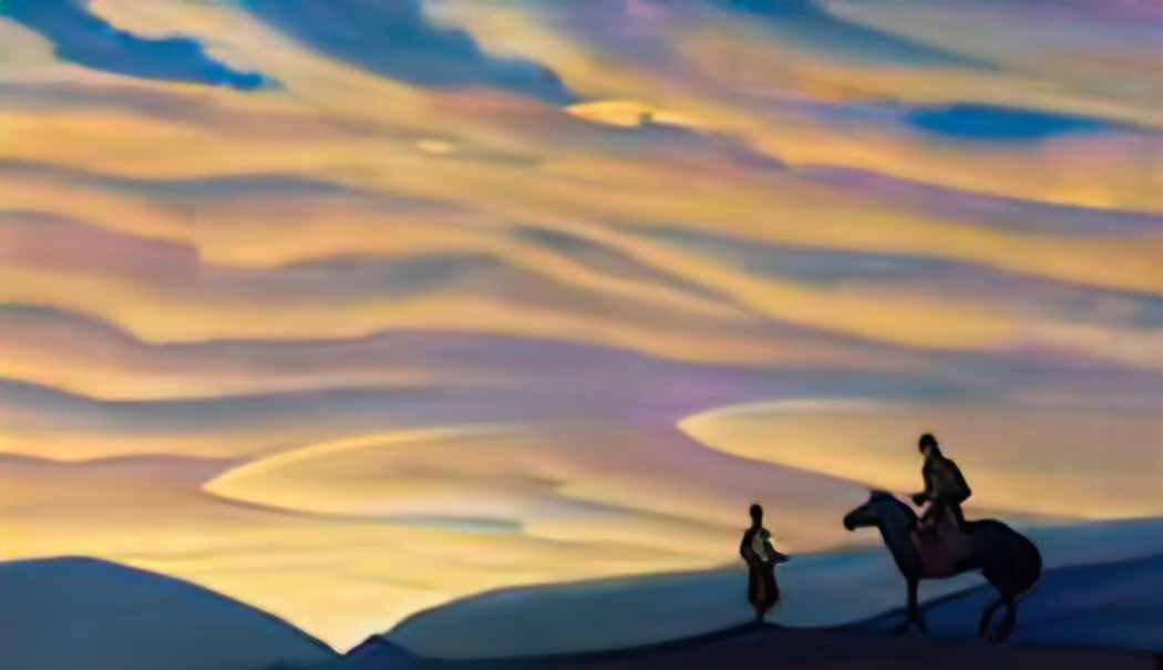 Nicholas Roerich voice of mongolia 1937 Art A4 Photo Print