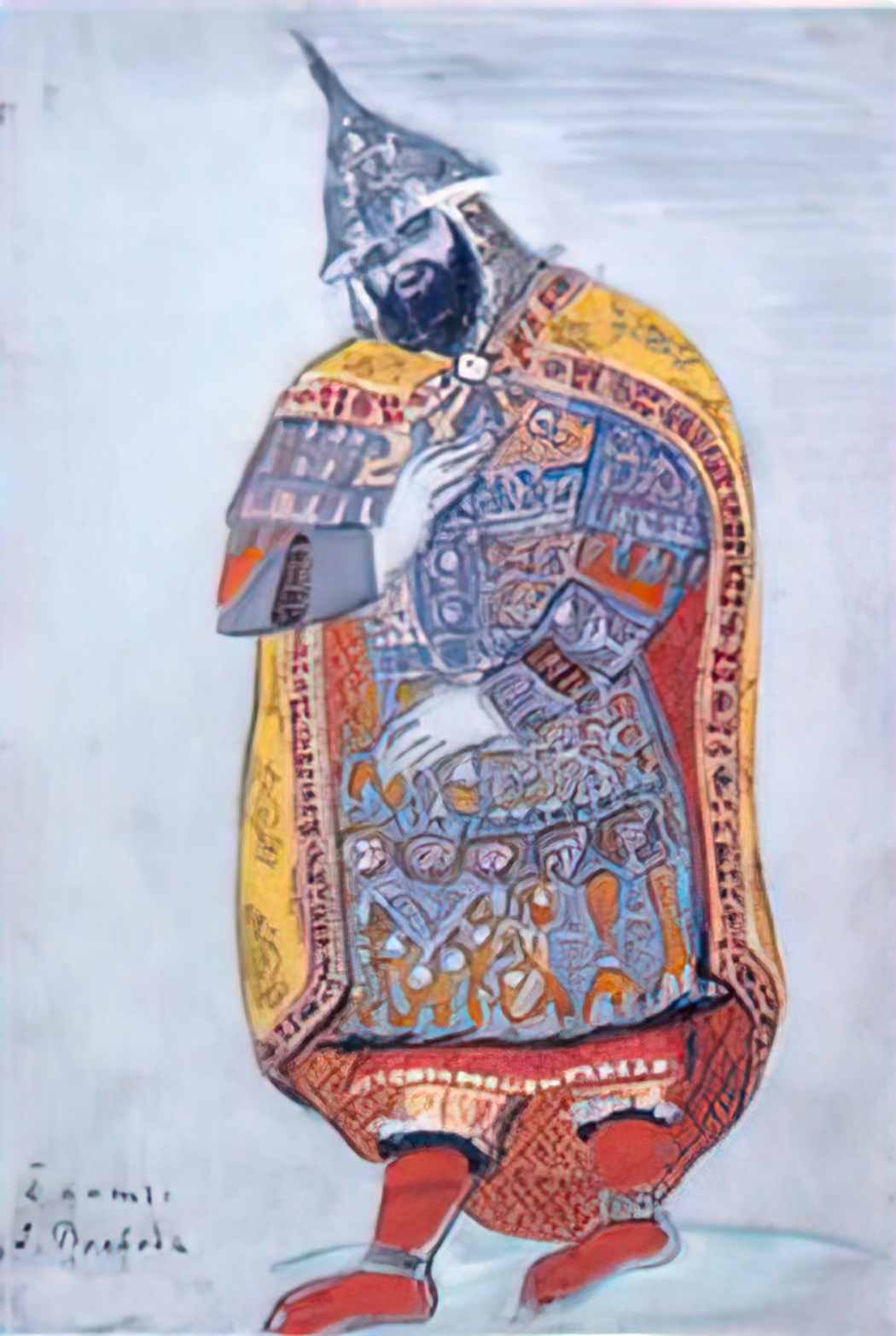 Nicholas Roerich voivode 1913 Art A4 Photo Print
