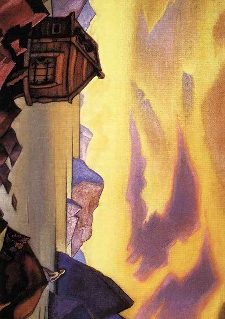 Nicholas Roerich wait 1917 CROP A4 Photo Print