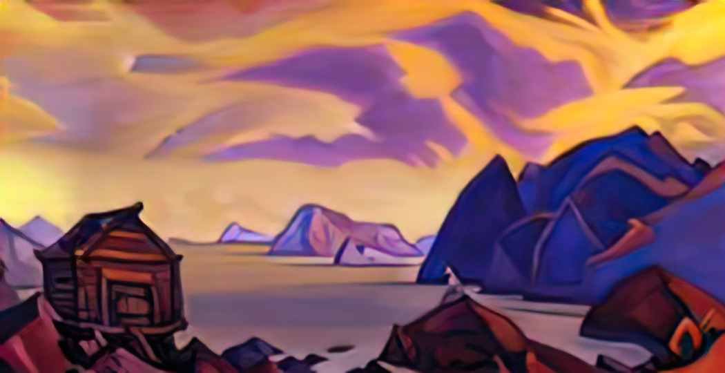 Nicholas Roerich waiting 1941 Art A4 Photo Print
