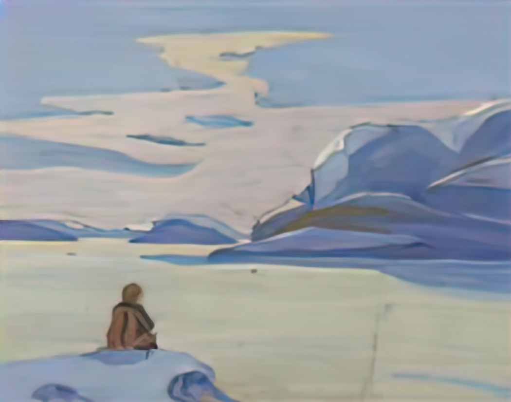 Nicholas Roerich waiting Art A4 Photo Print