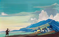 Nicholas Roerich wanderer from the resplendent city 1933 Art A4 Photo Print