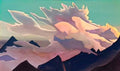 Nicholas Roerich warrior of light 1933 Art A4 Photo Print