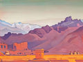 Nicholas Roerich way to tibet 1925 Art A4 Photo Print
