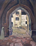 Nicholas Roerich white lady 1919 Art A4 Photo Print