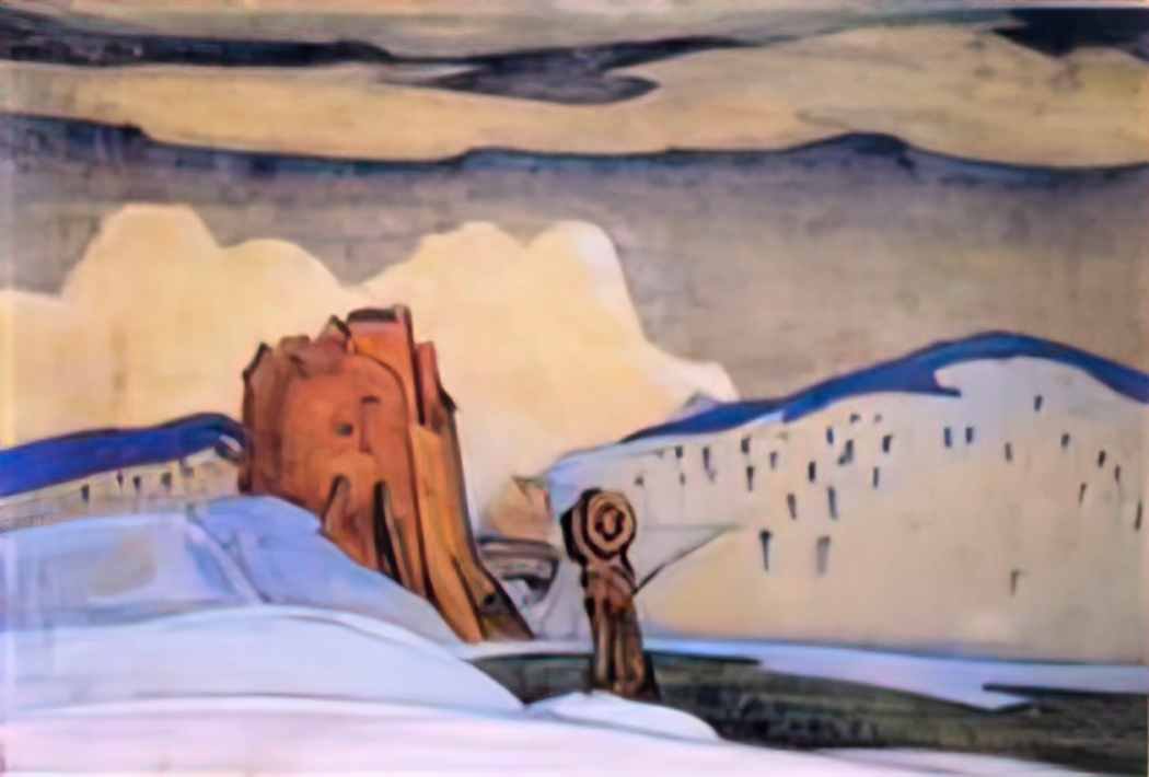 Nicholas Roerich winter 1914 Art A4 Photo Print