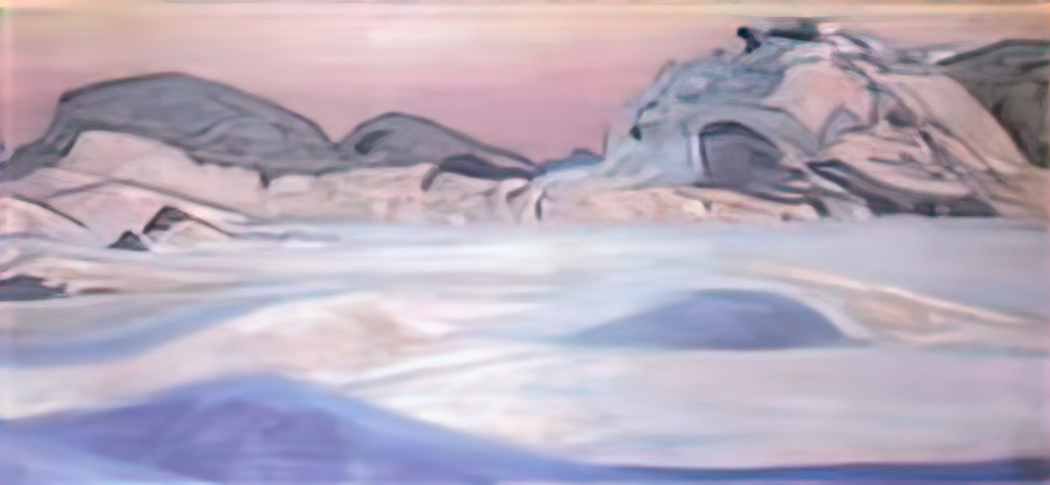 Nicholas Roerich winter landscape 1918 Art A4 Photo Print