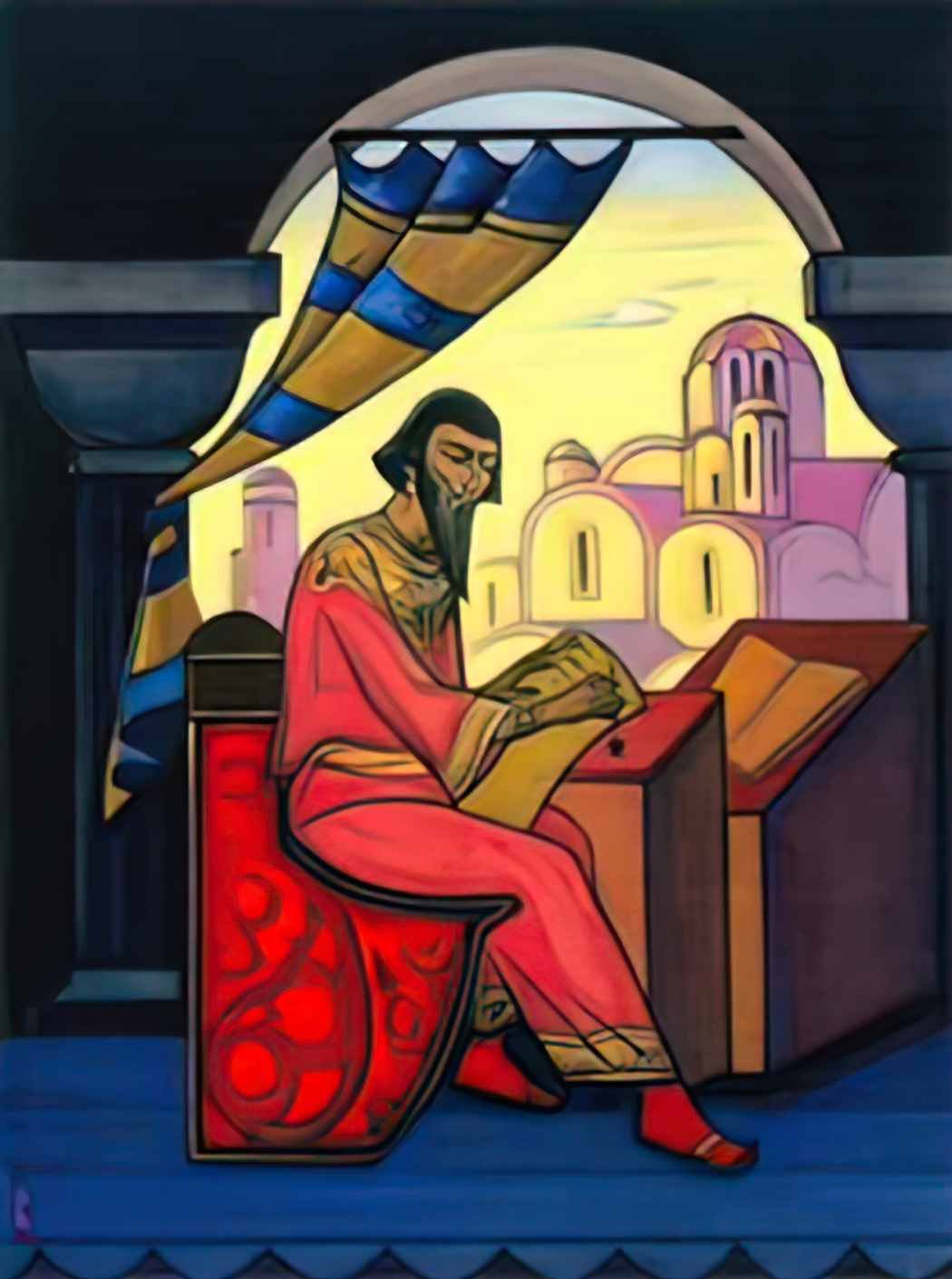 Nicholas Roerich yaroslav the wise 1941 Art A4 Photo Print
