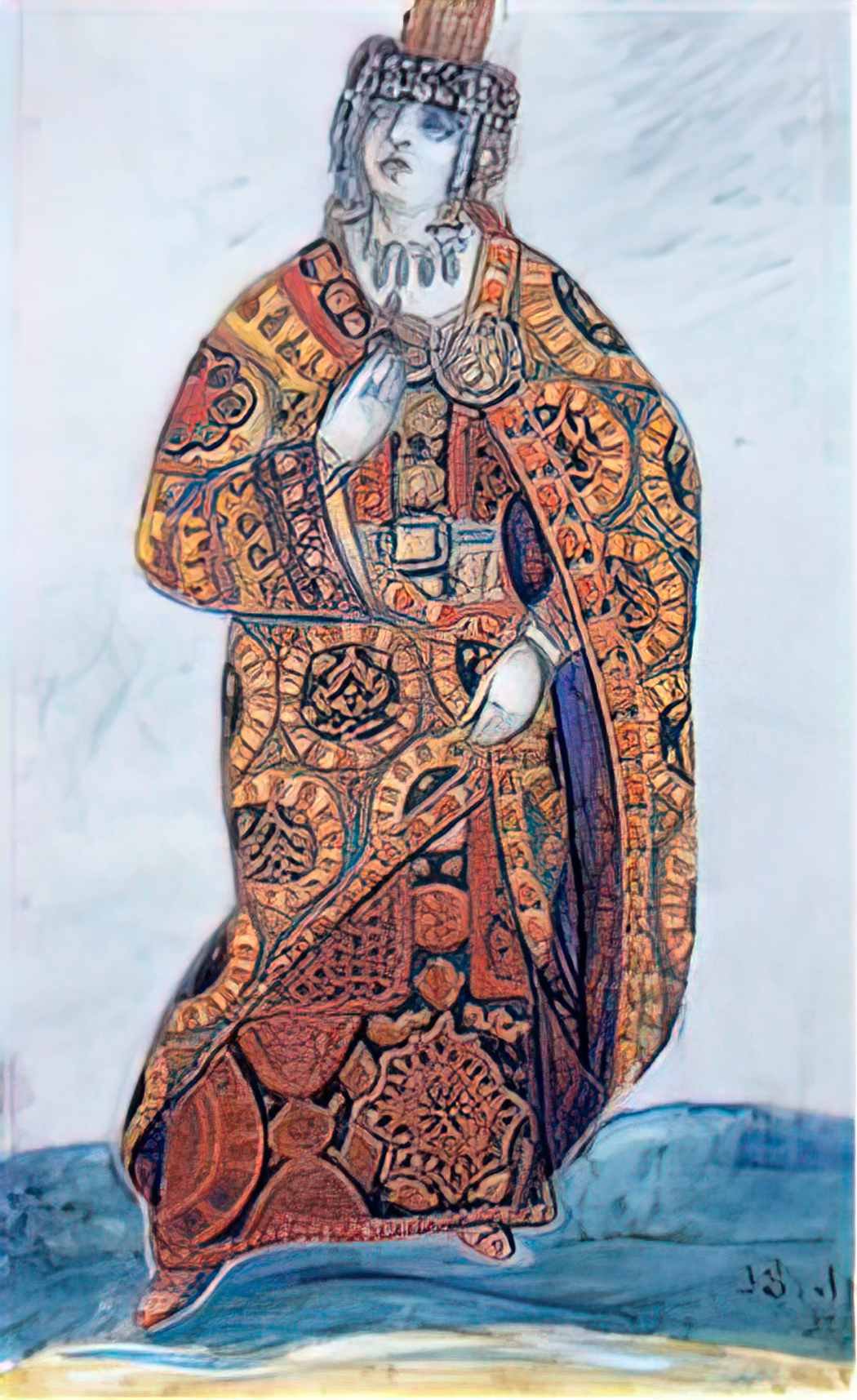 Nicholas Roerich yaroslavna 1913 Art A4 Photo Print