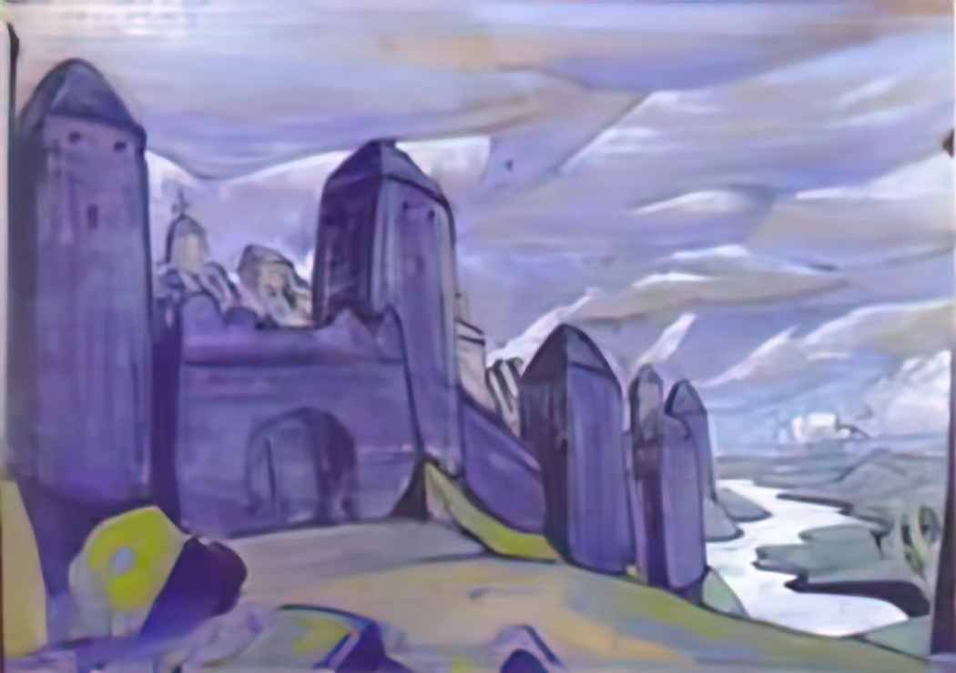 Nicholas Roerich yaroslavna s lament 1914 1 Art A4 Photo Print