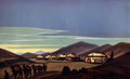 Nicholas Roerich yurtas 1940 Art A4 Photo Print