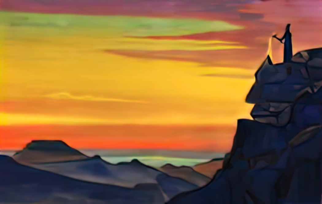 Nicholas Roerich zarathustra 1931 Art A4 Photo Print