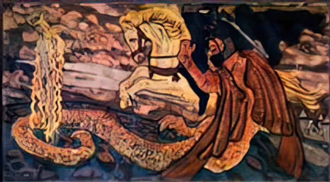 Nicholas Roerich zmievna 1906 Art A4 Photo Print
