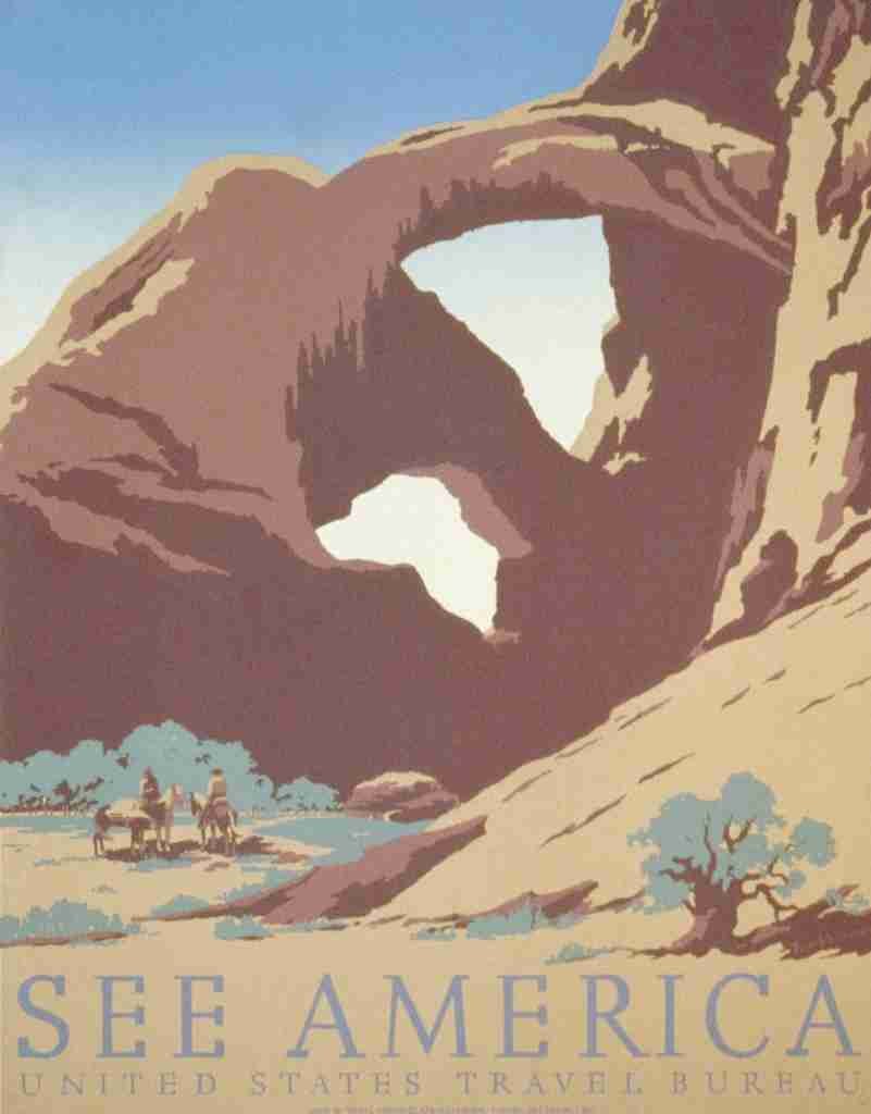 Nicholson Frank S Poster c1936 9  See America Vintage A4 Photo Print