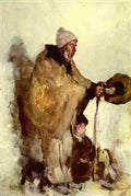 Nicolae Grigorescu breton beggar Art A4 Photo Print