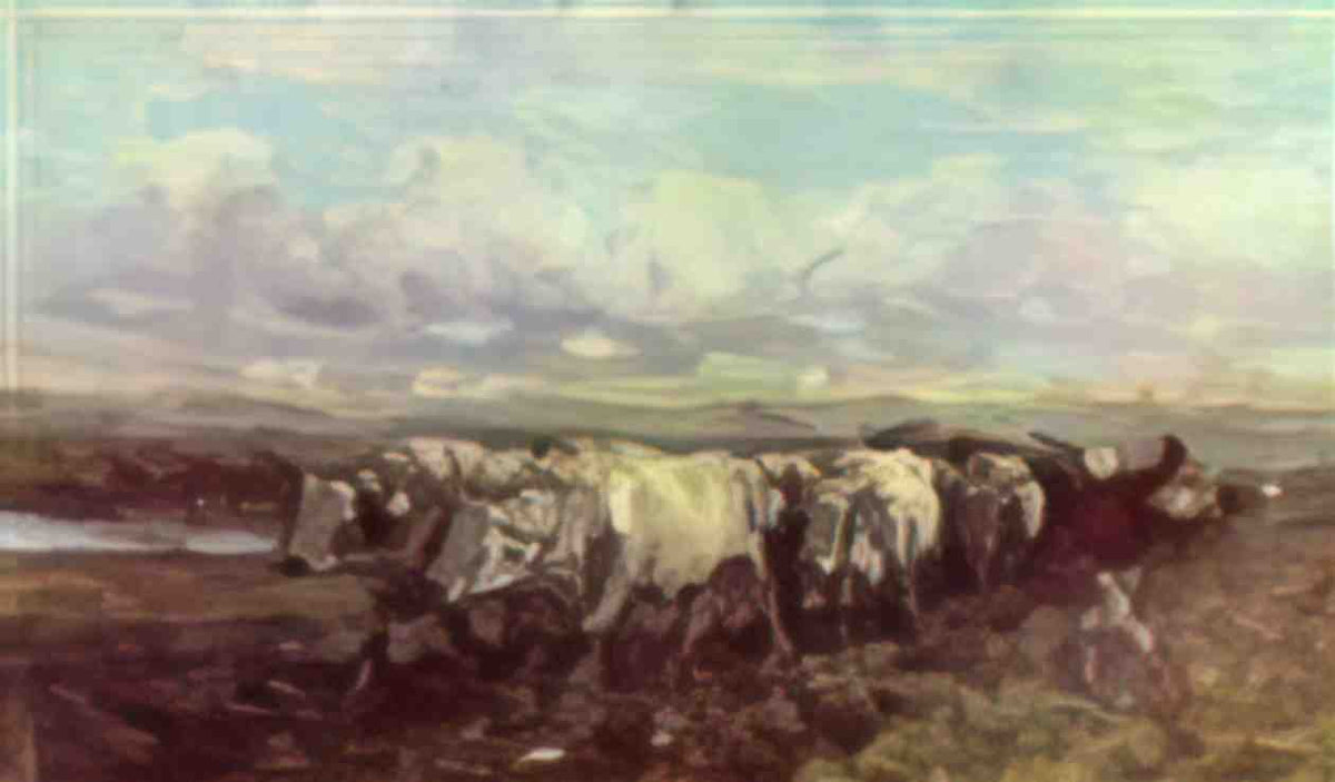Nicolae Grigorescu hard road Art A4 Photo Print