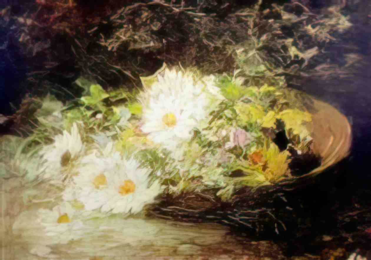 Nicolae Grigorescu may lillies Art A4 Photo Print