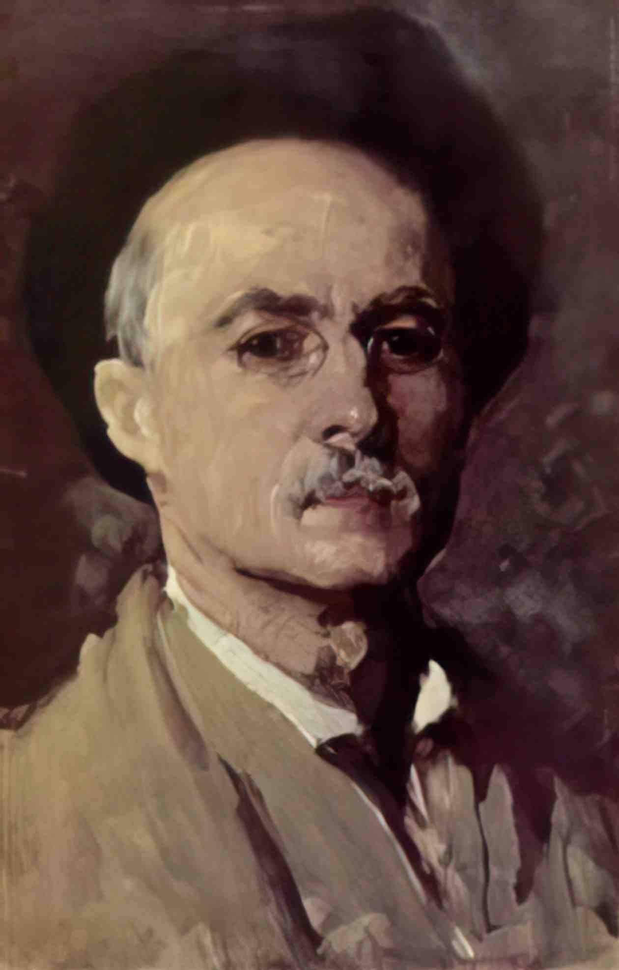 Nicolae Grigorescu self portrait Art A4 Photo Print