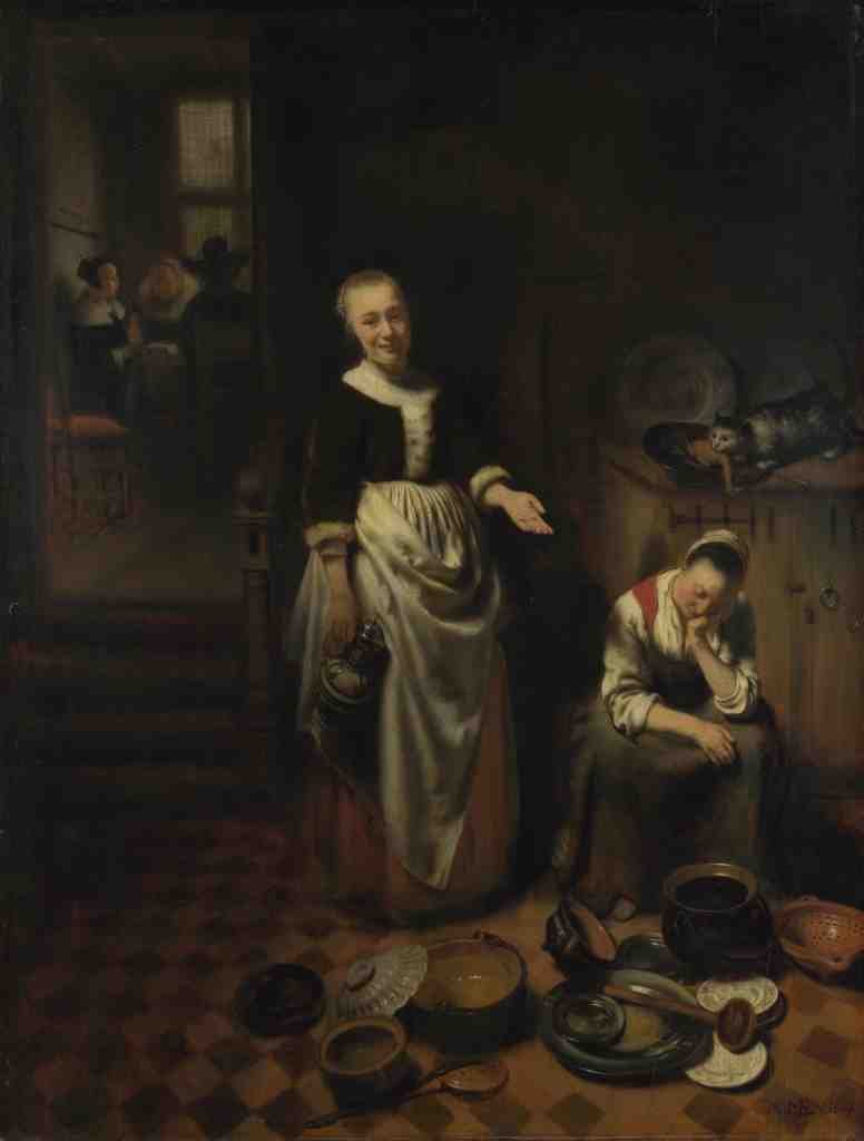 Nicolaes Maes The Idle Servant A4 Photo Print