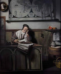 Nicolaes Maes the account keeper 1656 Art A4 Photo Print