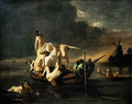 Nicolaes Maes the bath 1655 Art A4 Photo Print
