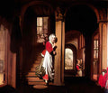 Nicolaes Maes the eavesdropper 1657 Art A4 Photo Print