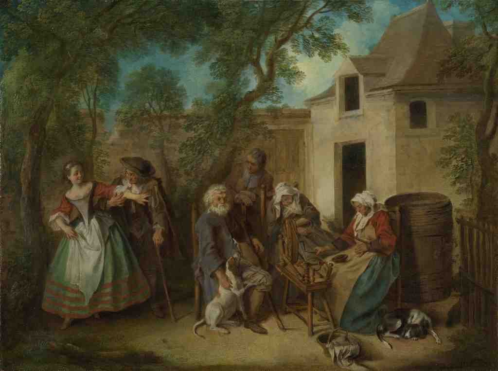 Nicolas Lancret The Four Ages of Man Old Age A4 Photo Print