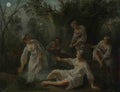 Nicolas Lancret The Four Times of Day Evening A4 Photo Print