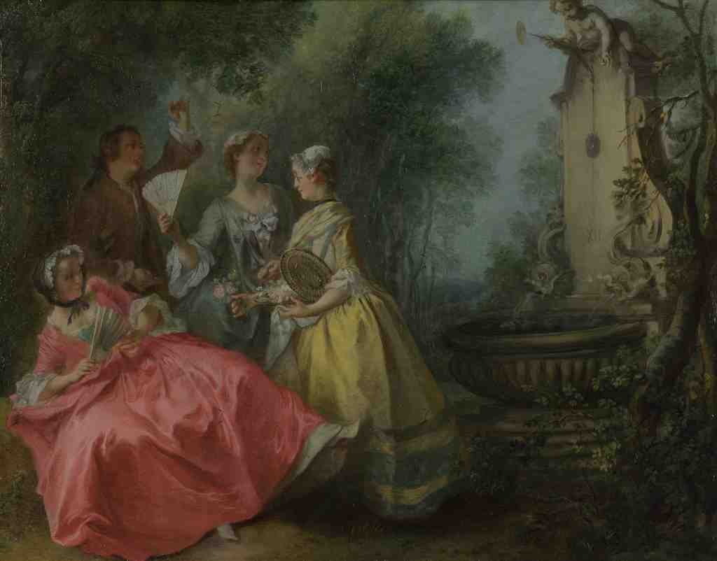 Nicolas Lancret The Four Times of Day Midday A4 Photo Print