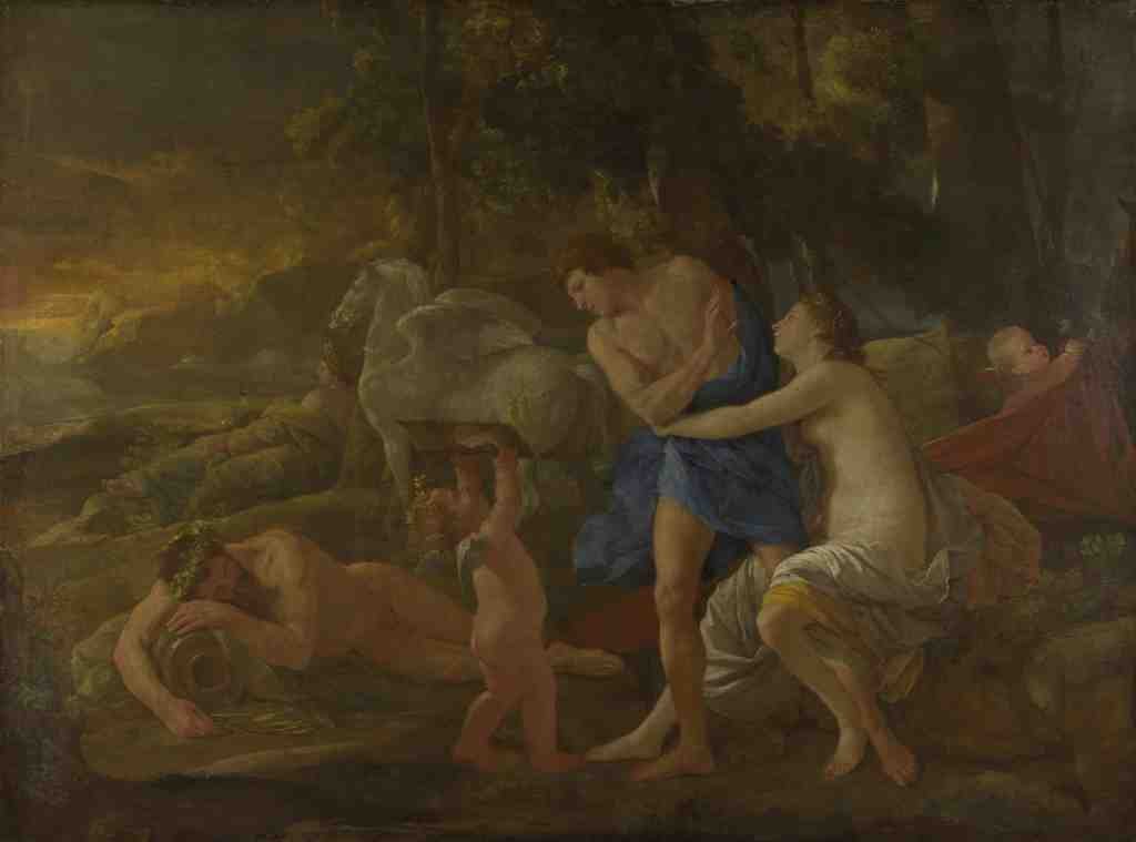 Nicolas Poussin Cephalus and Aurora A4 Photo Print