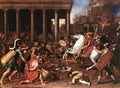 Nicolas Poussin Destruction of temple  A4 Photo Print