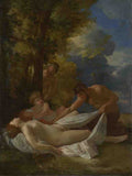 Nicolas Poussin Nymph with Satyrs A4 Photo Print