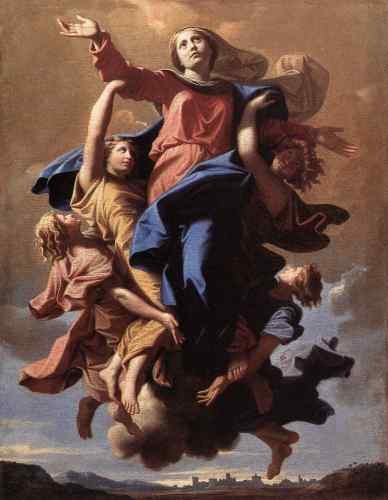 Nicolas Poussin Poussin The Assumption of the Virgin  A4 Photo Print