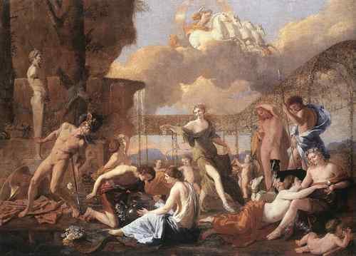 Nicolas Poussin Poussin The Empire of Flora  A4 Photo Print