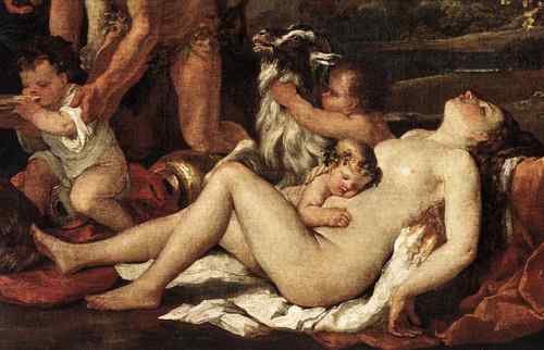 Nicolas Poussin Poussin The Nurture of Bacchus detail1  A4 Photo Print
