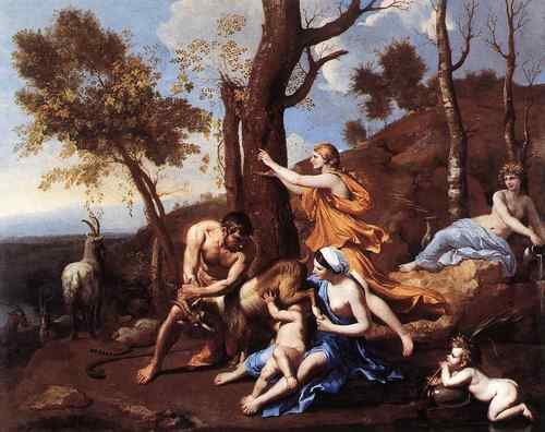 Nicolas Poussin Poussin The Nurture of Jupiter  A4 Photo Print