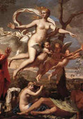 Nicolas Poussin Poussin Venus Presenting Arms to Aeneas detail1  A4 Photo Print
