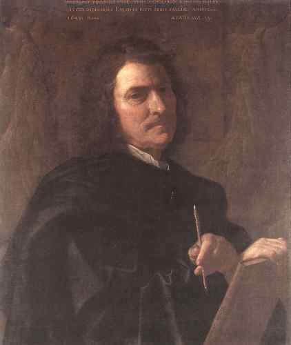 Nicolas Poussin Self portrait 1649  A4 Photo Print