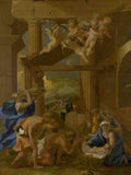 Nicolas Poussin The Adoration of the Shepherds A4 Photo Print
