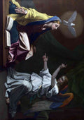 Nicolas Poussin The Annunciation cropped A4 Photo Print