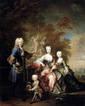 Nicolas Poussin Tournieres Robert Count Ferdinand Adolf Von Plettenberg And His Family  A4 Photo Print